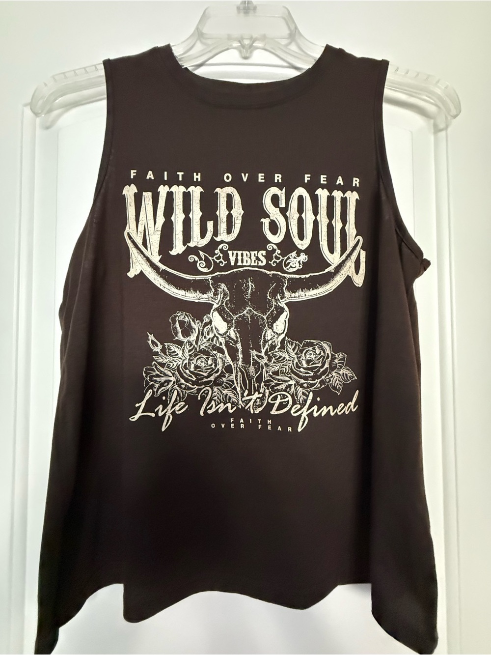 SHEIN Brown Smooth Fabric Top - Brown